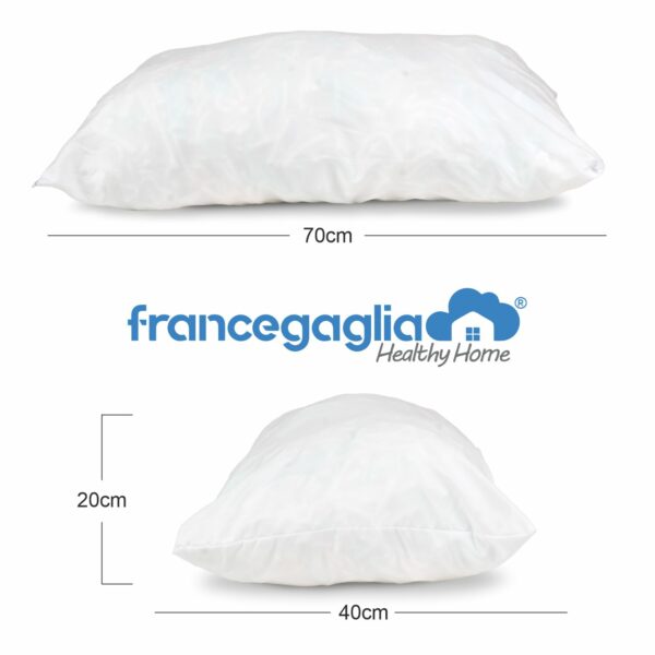 Coppia Cuscini in Fiocco di Memory Foam - Comfort e Sostegno - Per un Riposo Rigenerante - Gea - immagine 2
