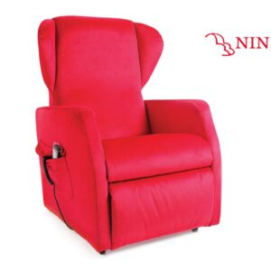 PO301 Poltrona Elettrica Reclinabile Passaggi Stretti- Ninfea