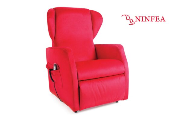 PO301 Poltrona Elettrica Reclinabile Passaggi Stretti- Ninfea