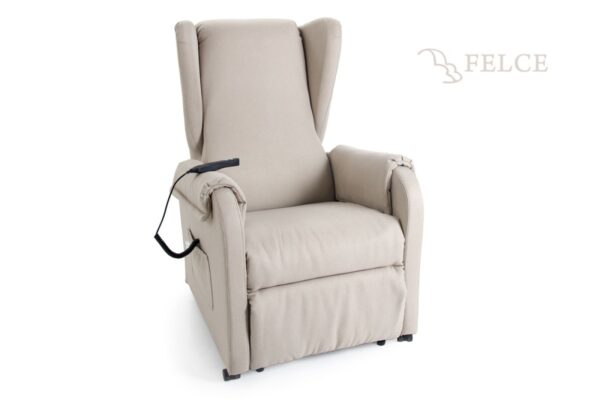 PO310 Poltrona elettrica elevabile - passaggi stretti 66 Cm-poltrona anziani - - immagine 2