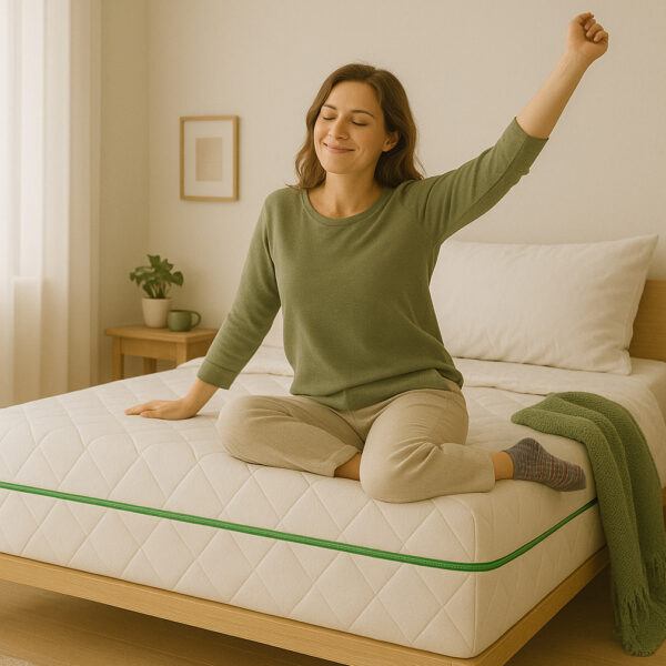 Materasso Memory Foam H25 cm – Memory Massaggiante 5 cm - Tessuto Silver Ioni d'Argento - 7 Zone Differenziate - Made in Italy - Cuscini Fiocco di Memory Inclusi – Dispositivo Medico - immagine 2