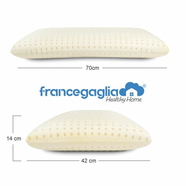 Coppia Cuscini Memory Foam - 3D Bugnato Rifrescante- Anallergico Traspirante H14cm - Mod. Nemesi - immagine 3