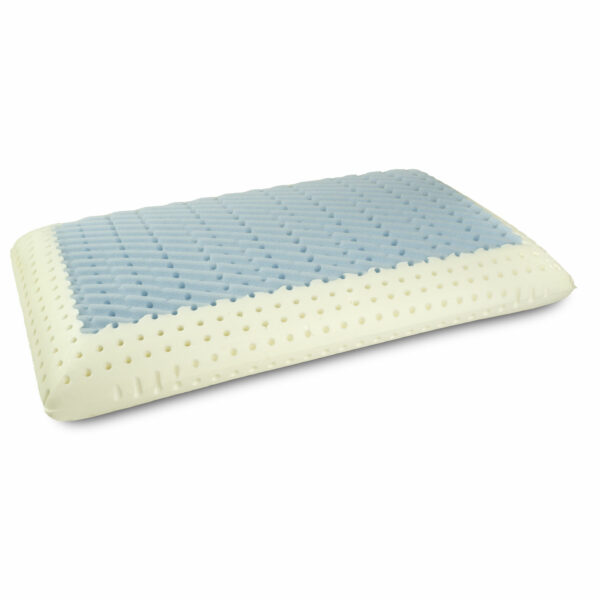 Coppia Cuscini Memory Foam - 3D Bugnato Rifrescante- Anallergico Traspirante H14cm - Mod. Nemesi - immagine 4