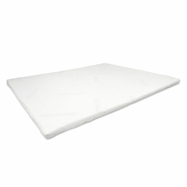Topper Memory Foam 5 cm - Sfoderabile, Antiacaro, Tessuto con Ioni d'Argento - Comfort Ergonomico - SleepLux - immagine 4