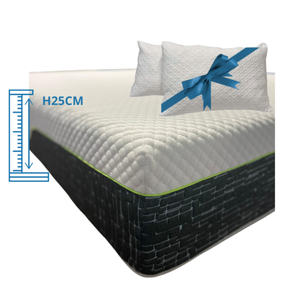 Nuvola – Il Materasso Multistrato Memory Foam Sostegno e Traspirabilità Avanzata - immagine 2