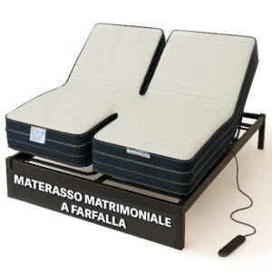 MATERASSO MATRIMONIALE “BUTTERFLY” – INDIPENDENZA E COMFORT SU MISURA